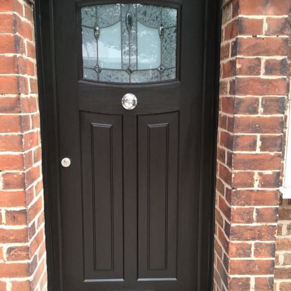 Composite front door fitted in Liverpool by Allerton Windows.