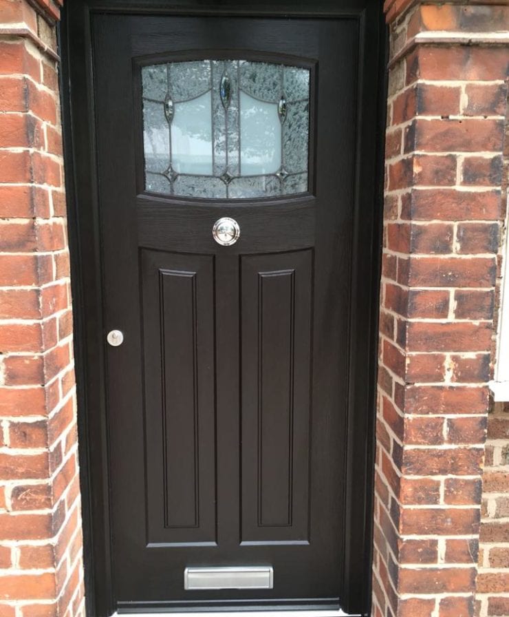 Composite front door fitted in Liverpool by Allerton Windows.