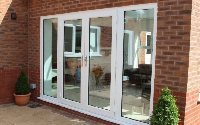 Double glazed french door installation in Liverpool by Allerton Windows.
