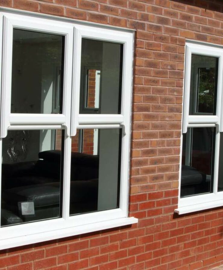 Modern UPVC tilting window installation in Liverpool.