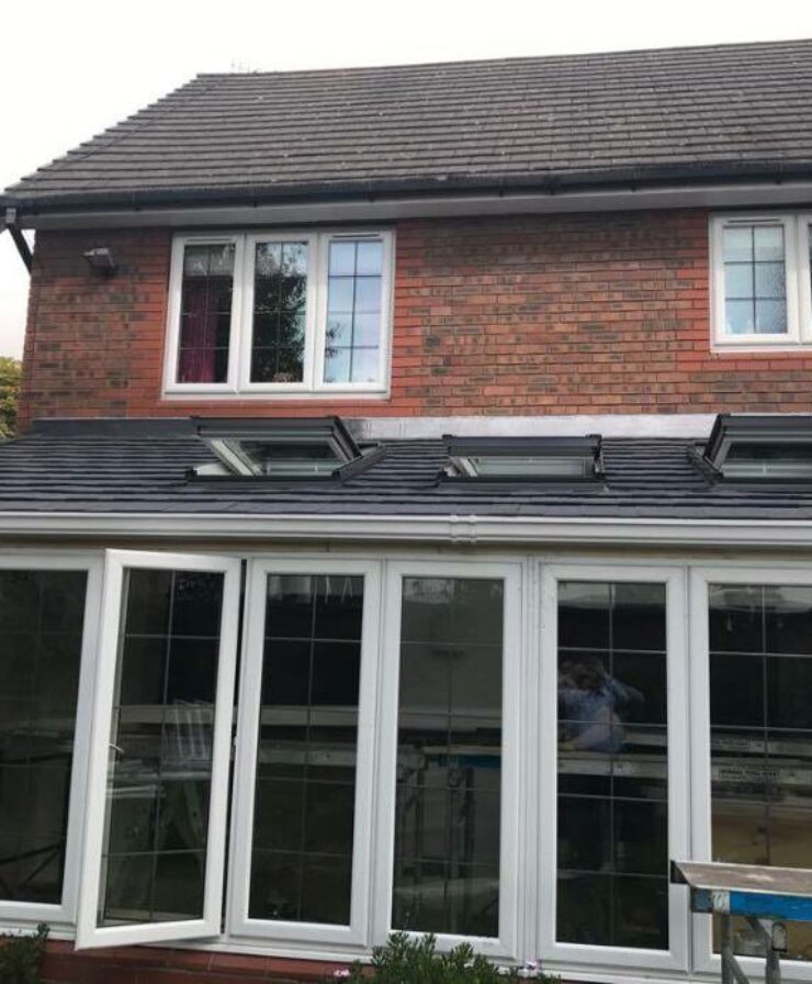 Conservatory roof replacement.